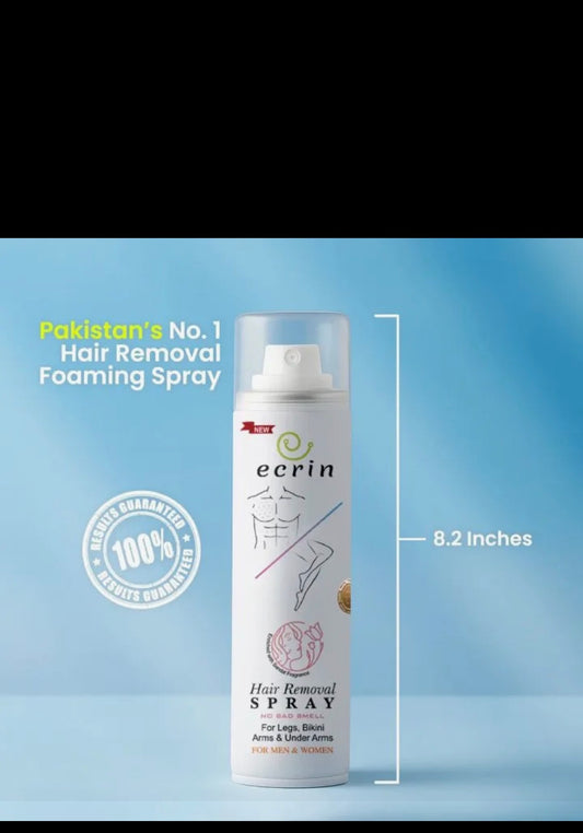 Hair Removal Spray for Men & Women – Instant & Painless Hair Remover for Smooth Skin