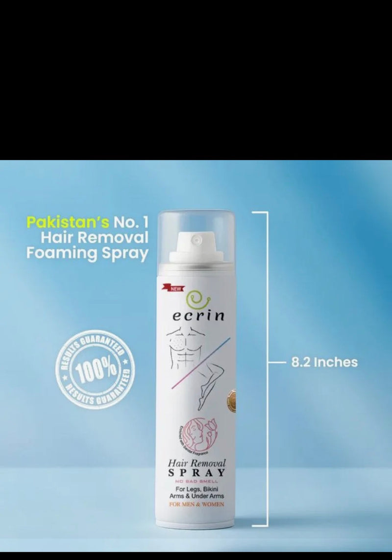 Hair Removal Spray for Men & Women – Instant & Painless Hair Remover for Smooth Skin